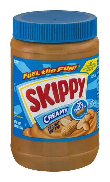 Order Skippy Peanut Butter, Creamy - 40 Ounces food online from Holiday farms store, Roslyn Heights on bringmethat.com