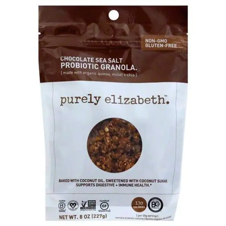 Order Purely Elizabeth Granola, Probiotic, Chocolate Sea Salt - 10 Ounces food online from Whole Foods Co-Op Denfeld store, Duluth on bringmethat.com