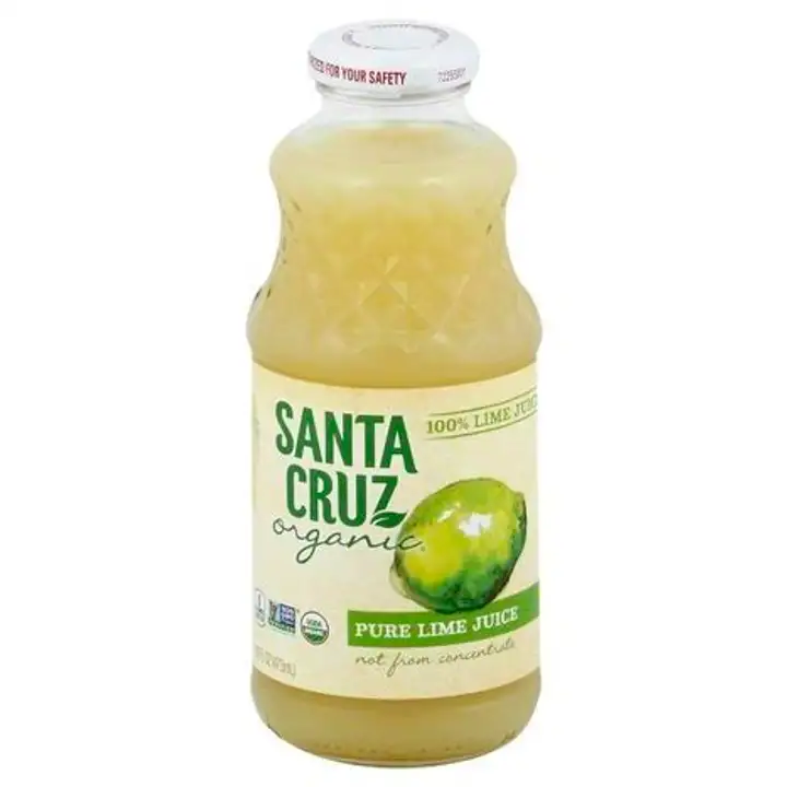Order Santa Cruz Organic 100% Juice, Pure Lime - 16 Ounces food online from Novato Harvest Market store, Novato on bringmethat.com