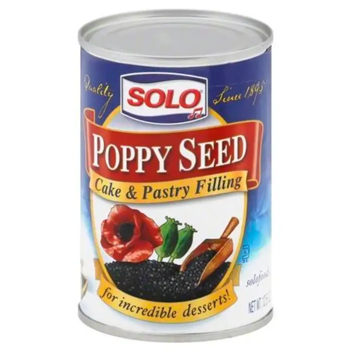 Order Solo Cake & Pastry Filling, Poppy Seed - 12 Ounces food online from Novato Harvest Market store, Novato on bringmethat.com