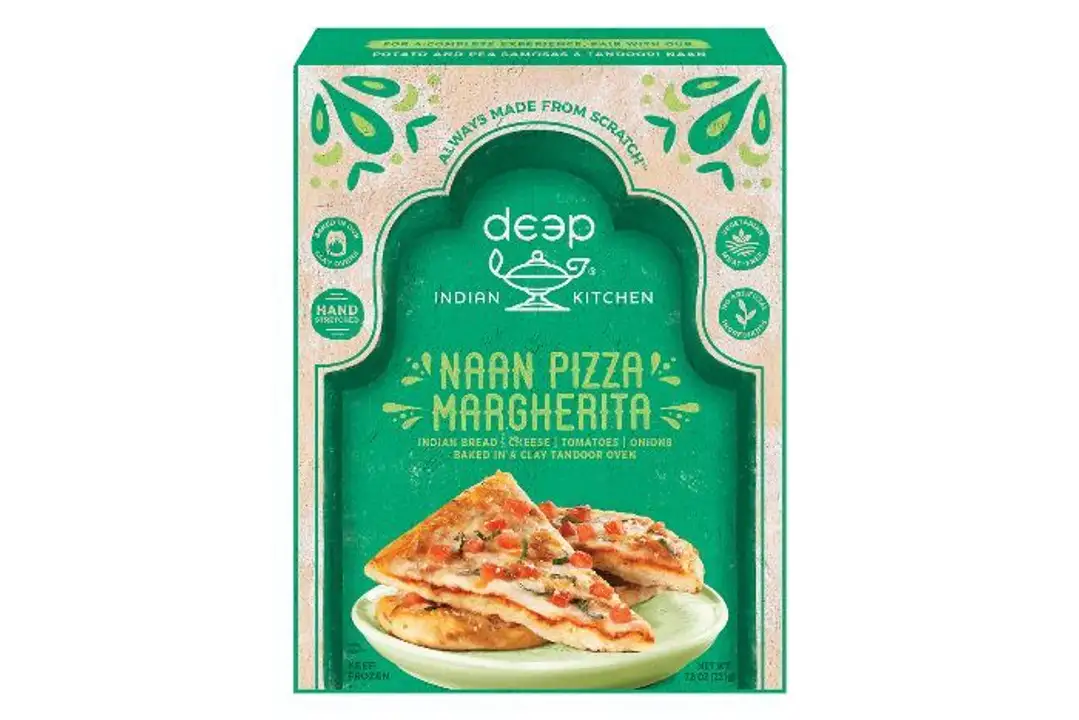 Order Deep Indian Kitchen Naan Pizza Margherita - 7.8 Ounces food online from Whole Foods Co-Op Denfeld store, Duluth on bringmethat.com