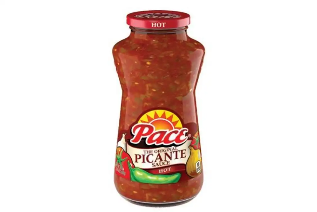 Order Pace Picante Sauce, Hot - 16 Ounces food online from Novato Harvest Market store, Novato on bringmethat.com