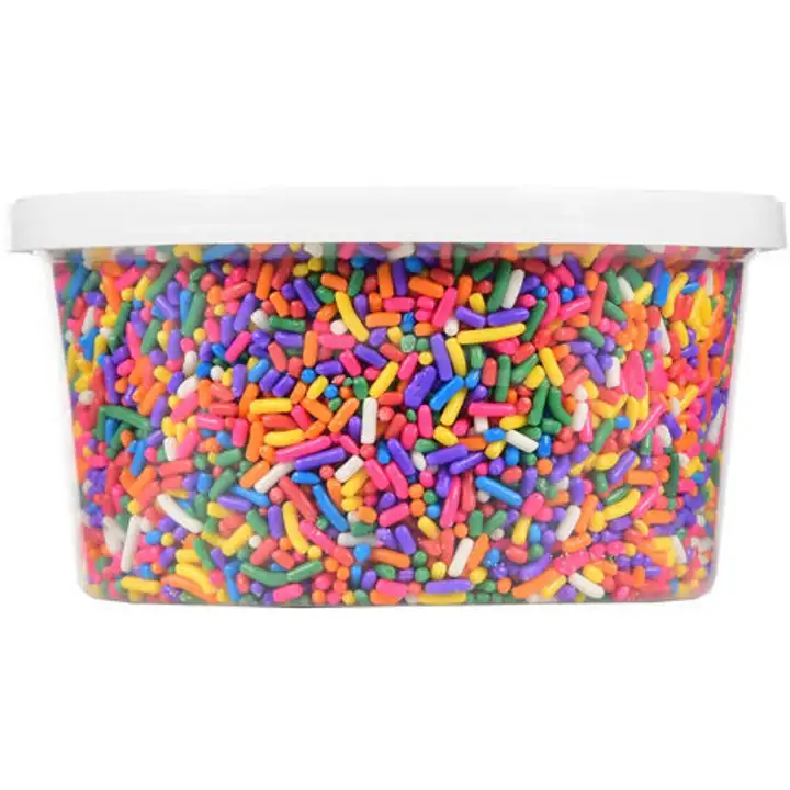 Order Rainbow Sprinkles - 12 Ounces food online from Holiday farms store, Roslyn Heights on bringmethat.com
