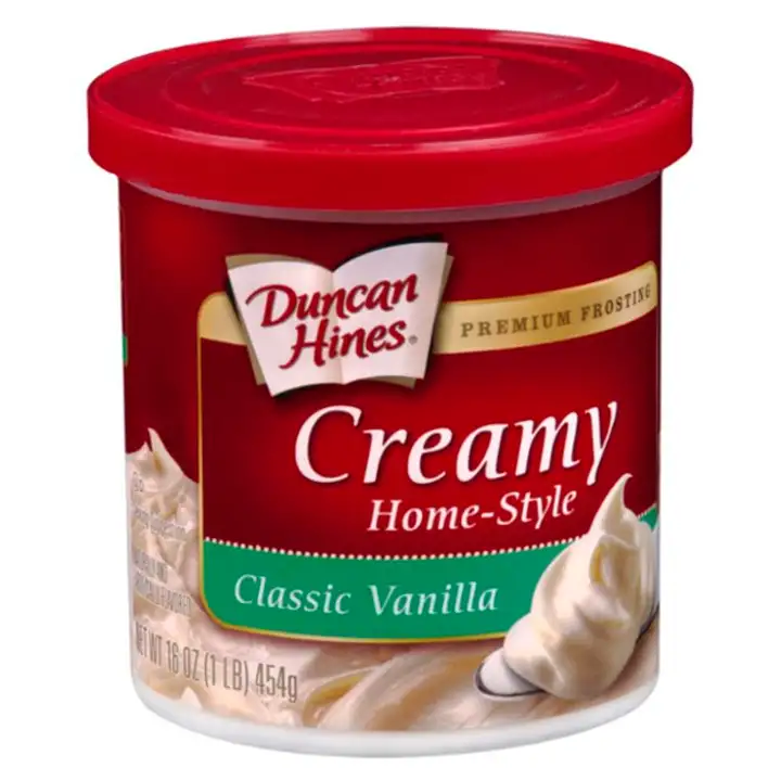 Order Duncan Hines Frosting, Home-Style, Creamy, Classic Vanilla - 16 Ounces food online from Novato Harvest Market store, Novato on bringmethat.com