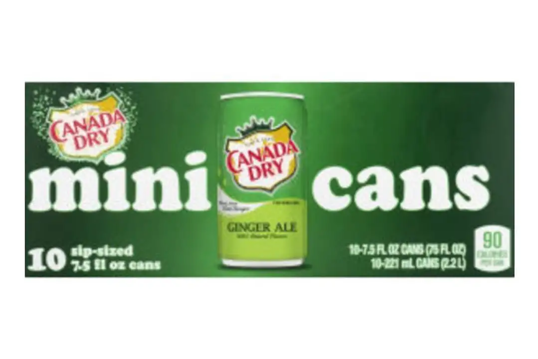 Order Canada Dry Ginger Ale, Mini - 10 Each food online from Fligner Market store, Lorain on bringmethat.com