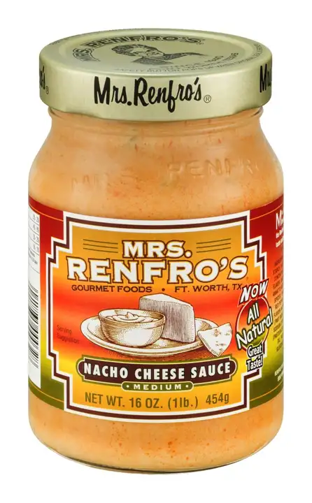 Order Mrs Renfros Nacho Cheese Sauce, Medium - 16 Ounces food online from Novato Harvest Market store, Novato on bringmethat.com