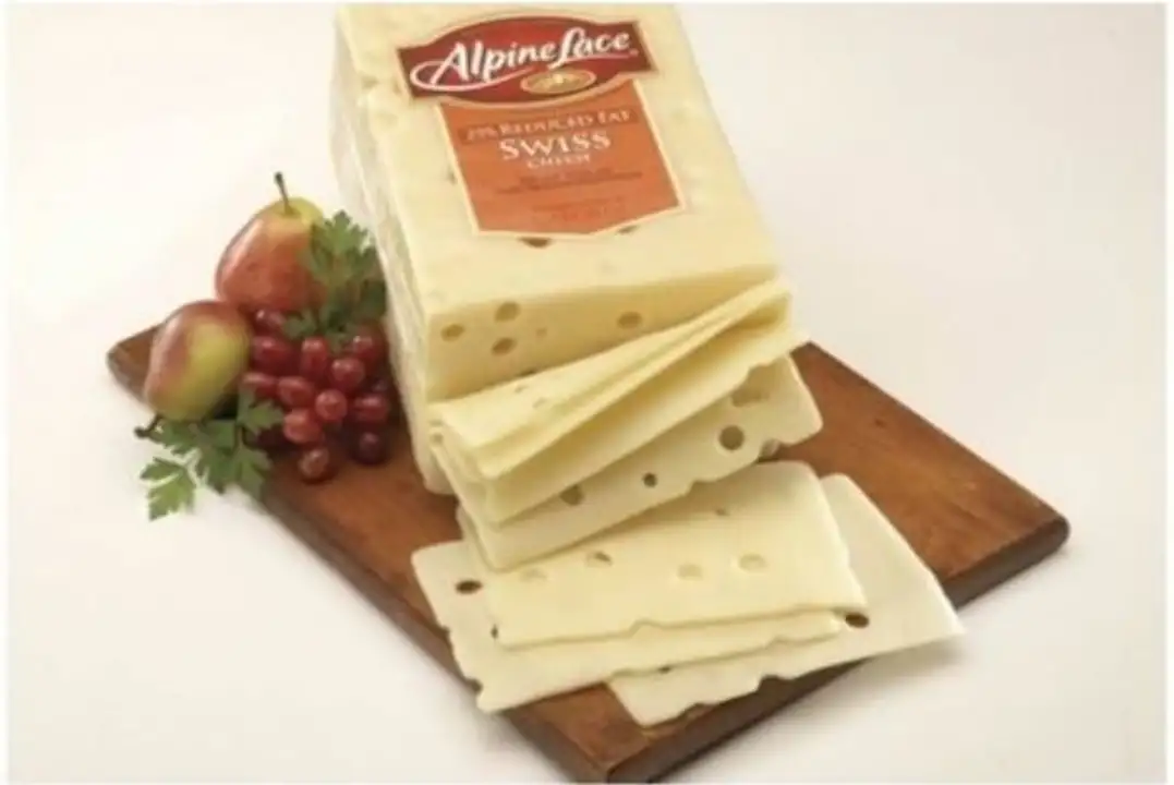 Order Alpine Lace Reduce Fat Swiss Cheese food online from Holiday farms store, Roslyn Heights on bringmethat.com