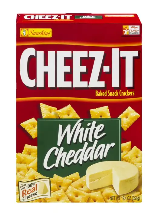 Order Cheez It Baked Snack Crackers, White Cheddar - 12.4 Ounces food online from Holiday farms store, Roslyn Heights on bringmethat.com
