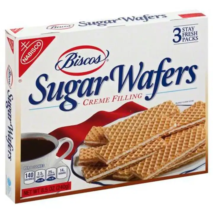 Order Biscos Sugar Wafers, Creme Filling - 8.5 Ounces food online from Holiday farms store, Roslyn Heights on bringmethat.com