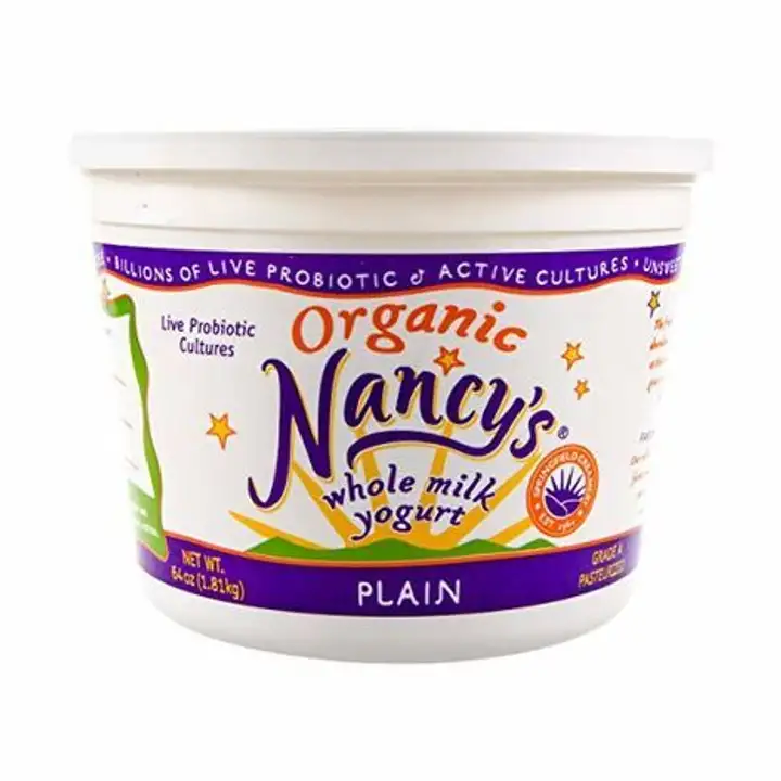 Order Nancy's Organic Plain Whole Milk Yogurt - 64 Ounces food online from Whole Foods Co-Op Denfeld store, Duluth on bringmethat.com