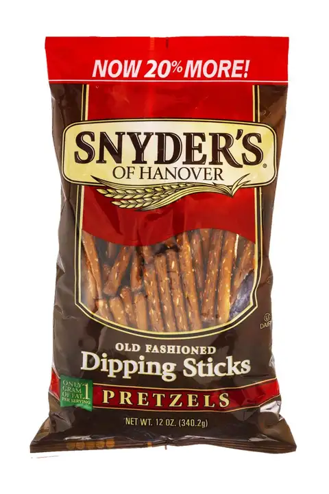 Order Snyders Pretzels, Dipping Sticks - 12 Ounces food online from Holiday farms store, Roslyn Heights on bringmethat.com