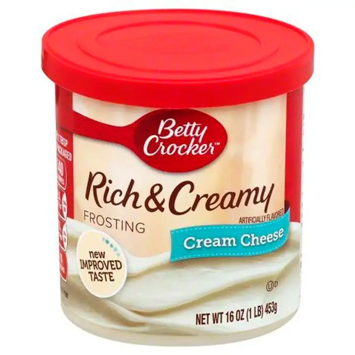 Order Betty Crocker Rich & Creamy Frosting, Cream Cheese - 16 Ounces food online from Novato Harvest Market store, Novato on bringmethat.com