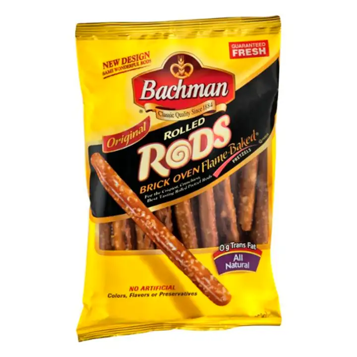 Order Bachman Brick Oven Flame-Baked Original Rolled Rods Pretzels food online from Holiday farms store, Roslyn Heights on bringmethat.com