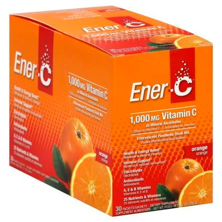 Order EnerC Effervescent Powdered Drink Mix, Vitamin C, 1000 mg, Orange - 30 Each food online from Whole Foods Co-Op Denfeld store, Duluth on bringmethat.com