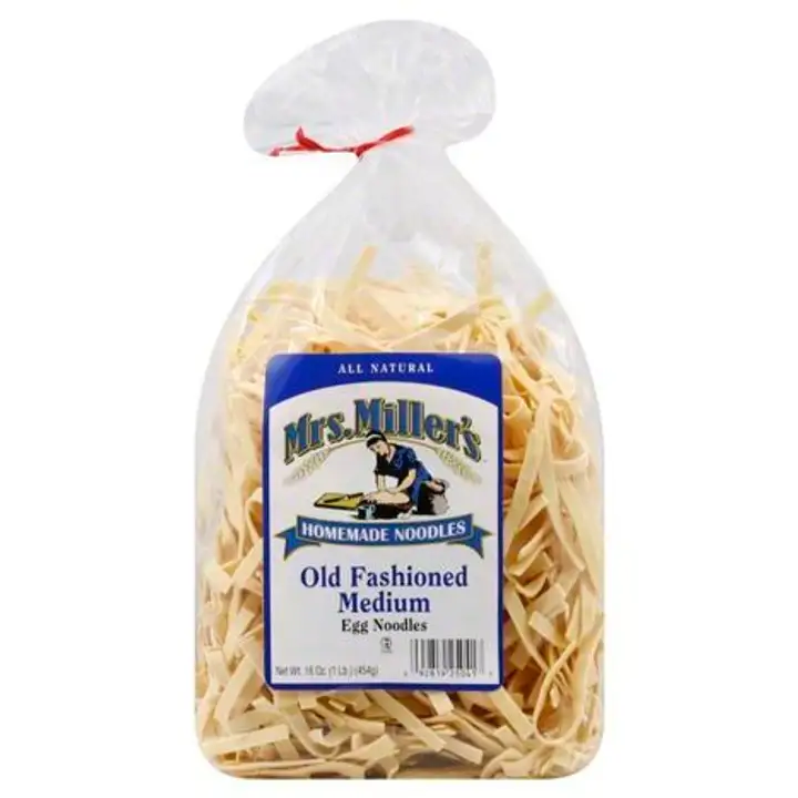 Order Mrs Millers Egg Noodles, Old Fashioned Medium - 16 Ounces food online from Whole Foods Co-Op Denfeld store, Duluth on bringmethat.com