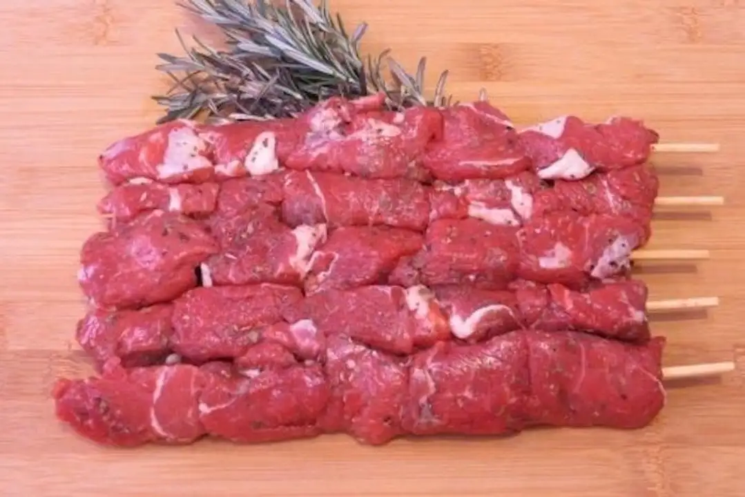 Order Usda Choice Lamb Kabobs food online from Novato Harvest Market store, Novato on bringmethat.com