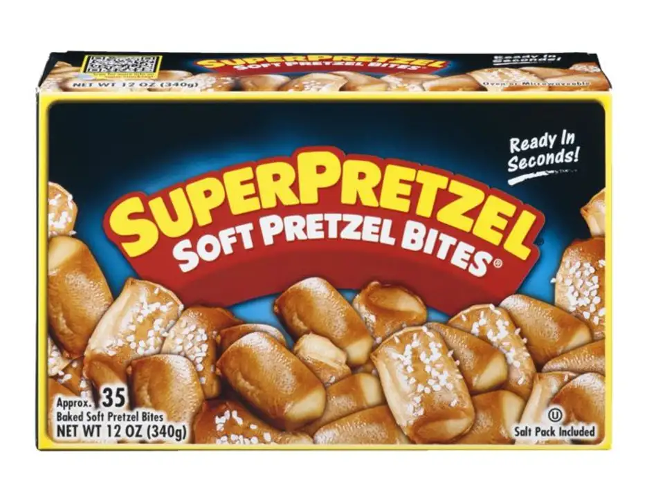 Order SuperPretzel Soft Pretzel Bites - 12 Ounces food online from Holiday farms store, Roslyn Heights on bringmethat.com