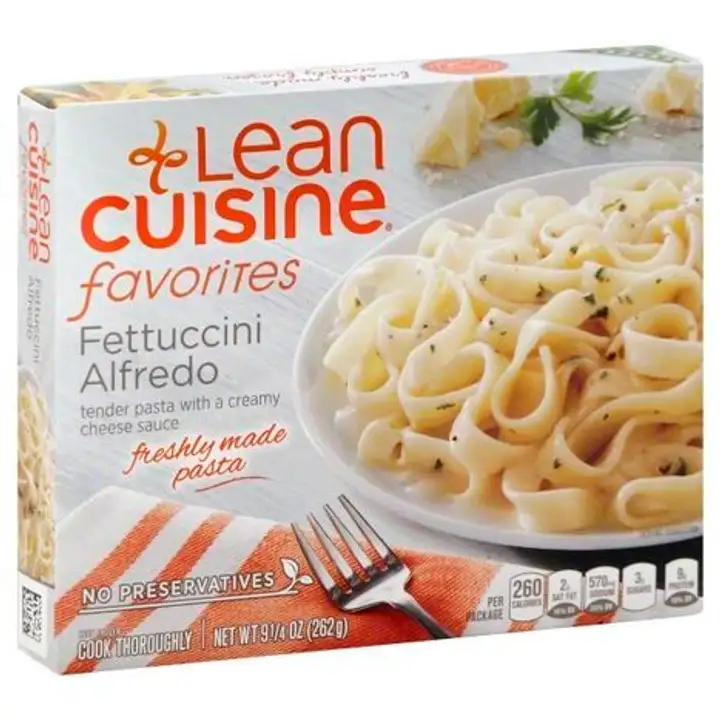 Order Lean Cuisine Favorites Fettuccini Alfredo - 9 Ounces food online from Holiday farms store, Roslyn Heights on bringmethat.com