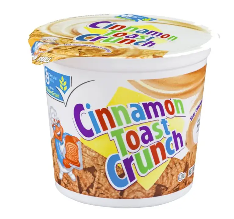 Order Cinnamon Toast Crunch Cereal - 2 Ounces food online from Holiday farms store, Roslyn Heights on bringmethat.com