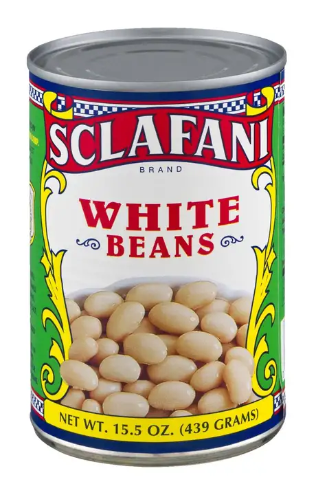 Order Sclafani White Beans - 16 Ounces food online from Meats Supreme store, Brooklyn on bringmethat.com