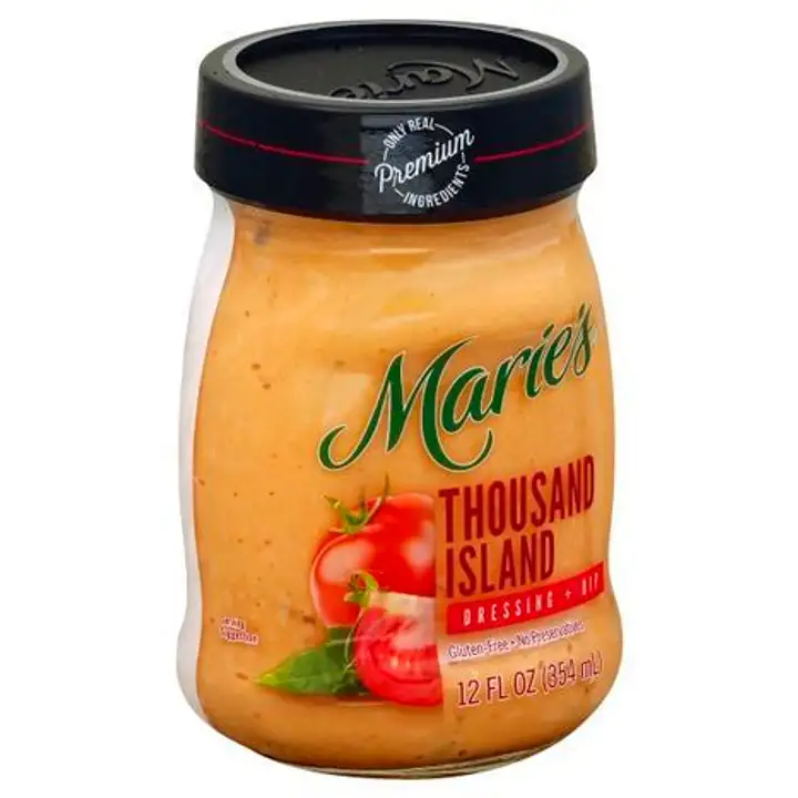 Order Maries Dressing + Dip, Thousand Island - 12 Ounces food online from Holiday farms store, Roslyn Heights on bringmethat.com