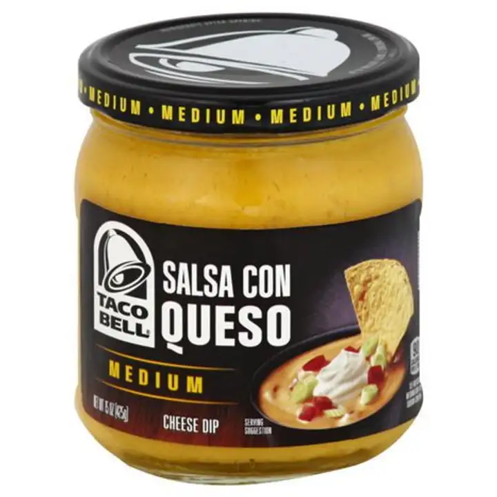 Order Taco Bell Cheese Dip, Salsa Con Queso, Medium - 15 Ounces food online from Fligner Market store, Lorain on bringmethat.com