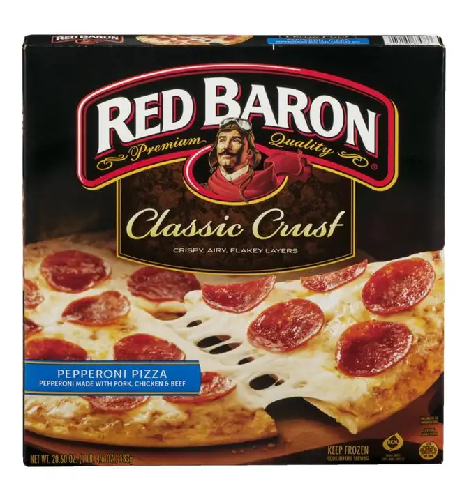 Order Red Baron Pizza, Classic Crust, Pepperoni - 22 Ounces food online from Novato Harvest Market store, Novato on bringmethat.com