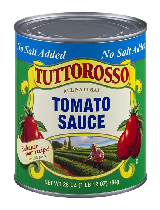 Order Tuttorosso Tomato Sauce, No Salt Added - 28 Ounces food online from Holiday farms store, Roslyn Heights on bringmethat.com