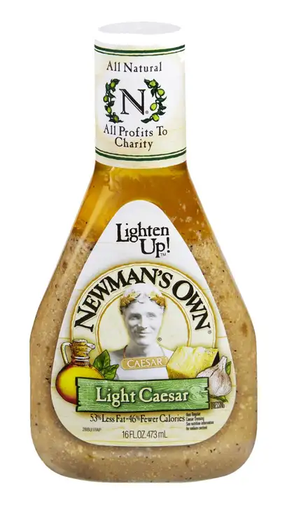 Order Newmans Own Lighten Up! Dressing, Light Caesar - 16 Ounces food online from Holiday farms store, Roslyn Heights on bringmethat.com