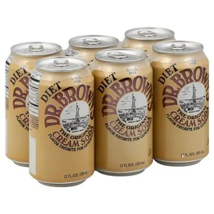 Order Dr Browns Cream Soda, Diet - 12 Ounces food online from Holiday farms store, Roslyn Heights on bringmethat.com