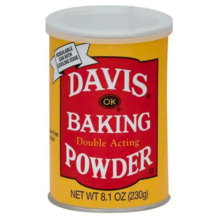 Order Davis Baking Powder, Double Acting - 8.1 Ounces food online from Holiday farms store, Roslyn Heights on bringmethat.com