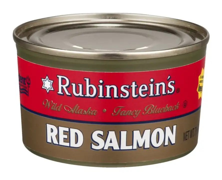Order Rubinstein's Wild Alaska Red Salmon - 7.5 Ounces food online from Holiday farms store, Roslyn Heights on bringmethat.com