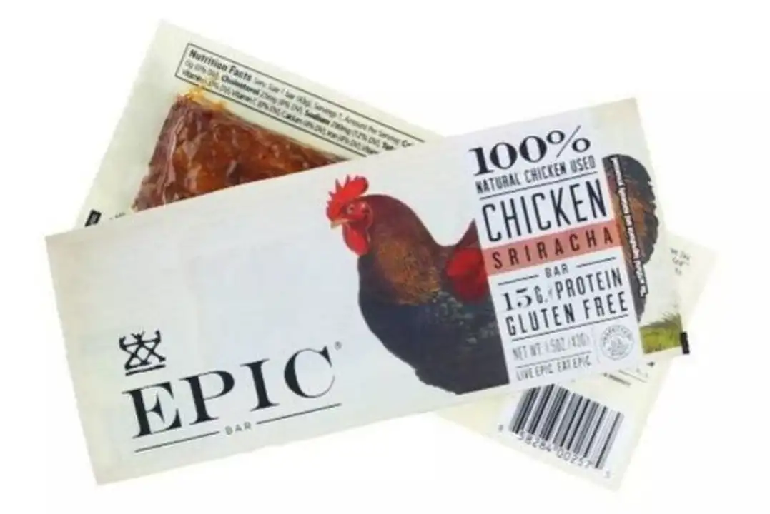 Order Epic Sriracha Chicken Bar - 1.3 Ounces food online from Whole Foods Co-Op Denfeld store, Duluth on bringmethat.com