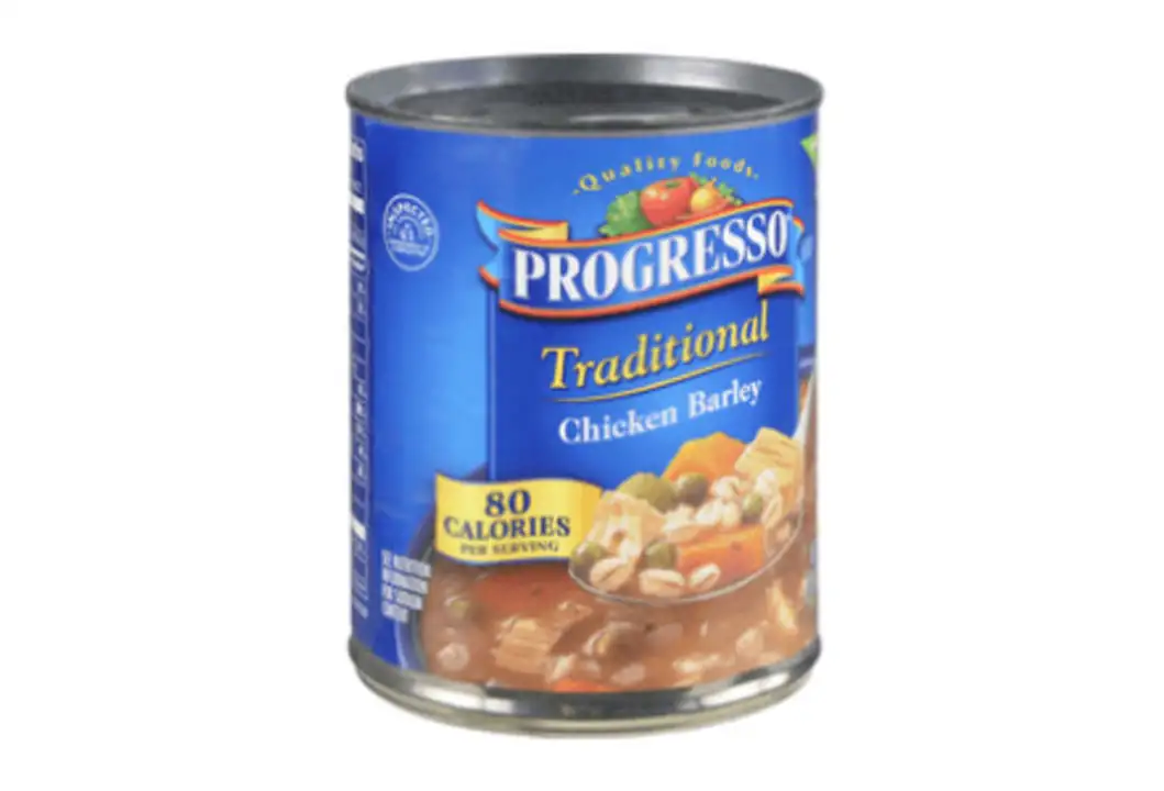 Order Progresso Traditional Soup, Chicken Barley - 19 Ounces food online from Holiday farms store, Roslyn Heights on bringmethat.com