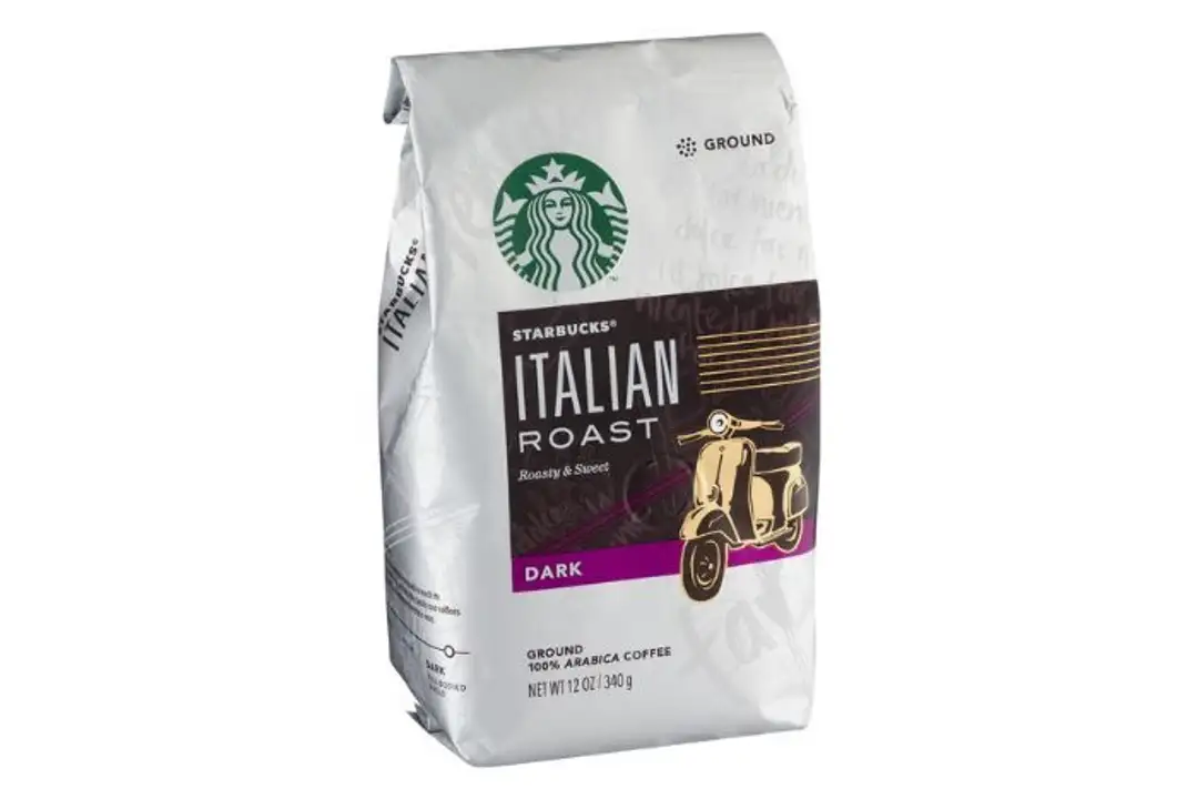 Order Starbucks Coffee, 100% Arabica, Ground, Dark, Italian Roast - 12 Ounces food online from Holiday farms store, Roslyn Heights on bringmethat.com