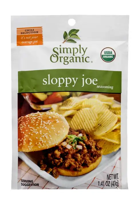 Order Simply Organic Seasoning Mix, Sloppy Joe - 1.4 Ounces food online from Whole Foods Co-Op Denfeld store, Duluth on bringmethat.com