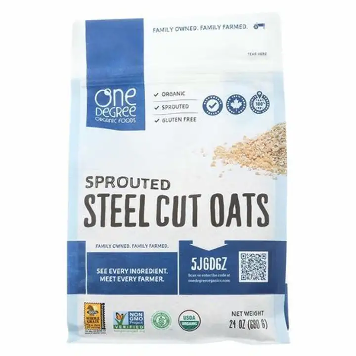 Order One Degree Organic Foods Sprouted Oats - 24 Ounces food online from Whole Foods Co-Op Denfeld store, Duluth on bringmethat.com