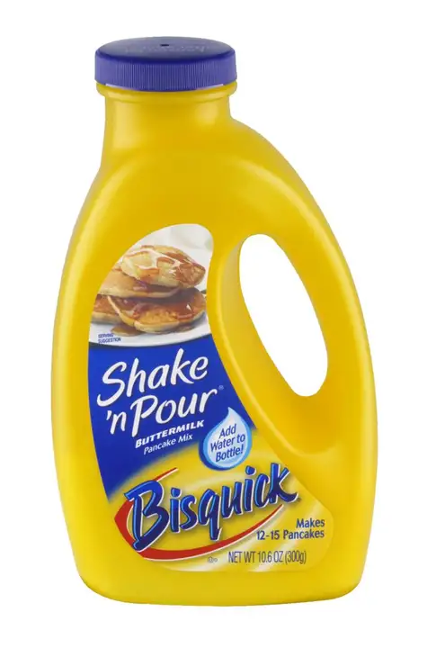 Order Bisquick Shake 'n Pour Pancake Mix, Buttermilk - 10.6 Ounces food online from Novato Harvest Market store, Novato on bringmethat.com