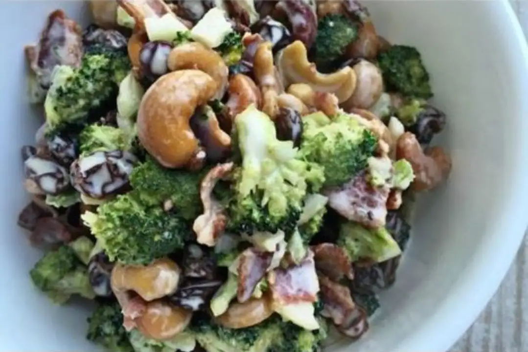 Order Broccoli Cashew Salad food online from Whole Foods Co-Op Denfeld store, Duluth on bringmethat.com