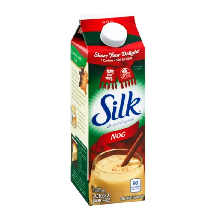 Order Silk Nog, Dairy Free, Original, Soy - 32 Ounces food online from Whole Foods Co-Op Denfeld store, Duluth on bringmethat.com