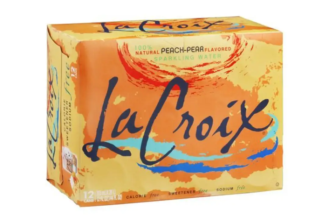 Order LaCroix Sparkling Water, Peach-Pear - 12 Fluid Ounces (Pack of 12) food online from Whole Foods Co-Op Denfeld store, Duluth on bringmethat.com