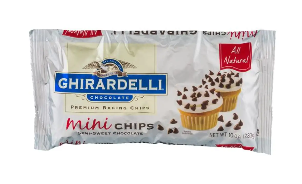 Order Ghirardelli Baking Chips, Premium, Mini, Semi-Sweet Chocolate - 10 Ounces food online from Holiday farms store, Roslyn Heights on bringmethat.com