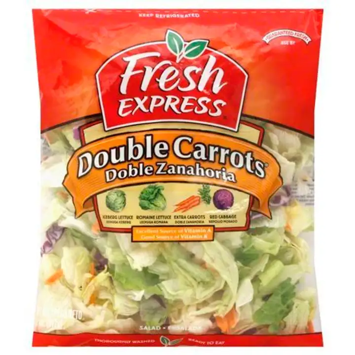 Order Fresh Express Salad, Double Carrots - 11 Ounces food online from Fligner Market store, Lorain on bringmethat.com