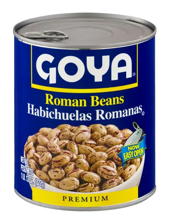 Order Goya Roman Beans - 29 Ounces food online from Fligner Market store, Lorain on bringmethat.com