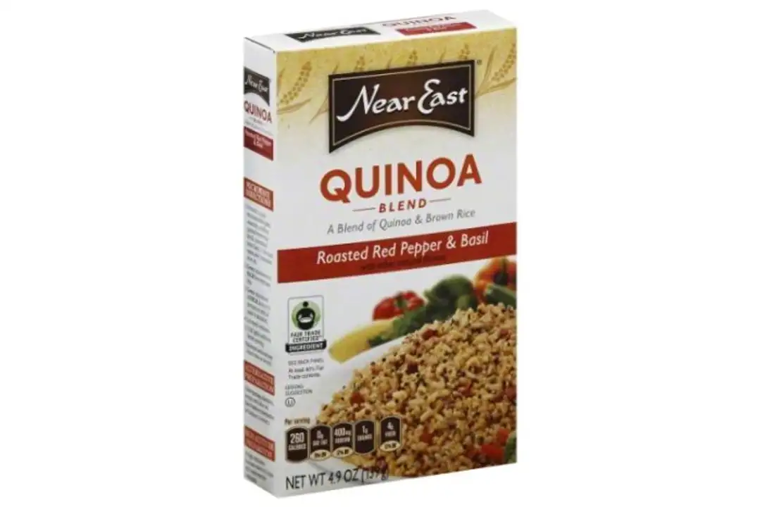 Order Near East Quinoa Blend, Roasted Red Pepper & Basil - 4.9 Ounces food online from Novato Harvest Market store, Novato on bringmethat.com