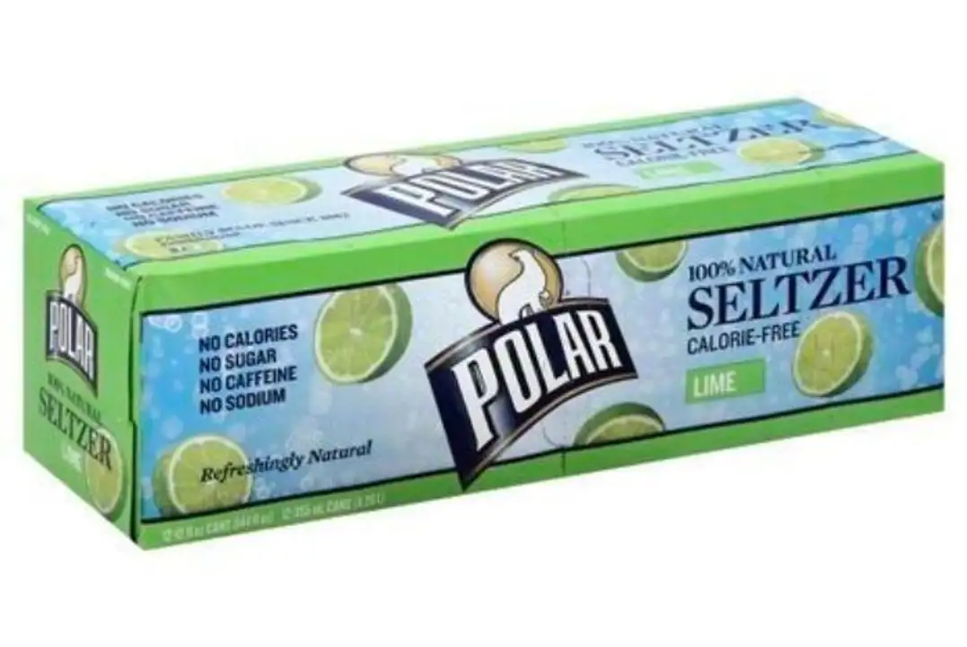 Order Polar Seltzer, Calorie-Free, Lime - 12 Pack (12 Fluid Ounces Each) food online from Holiday farms store, Roslyn Heights on bringmethat.com