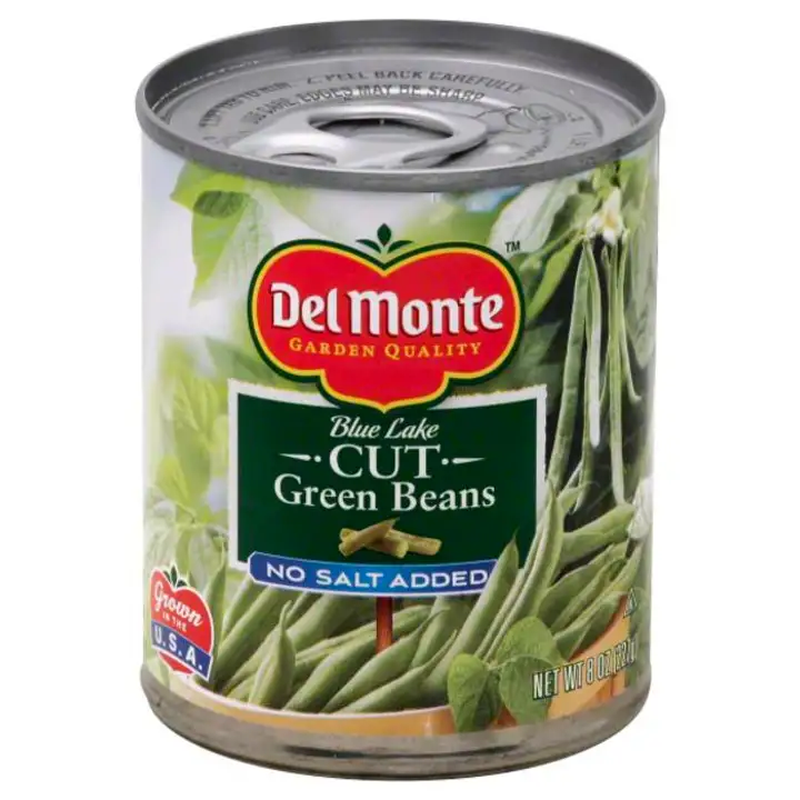 Order Del Monte Green Beans, Cut, Blue Lake, No Salt Added - 8 Ounces food online from Holiday farms store, Roslyn Heights on bringmethat.com