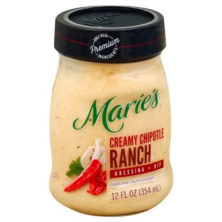 Order Maries Dressing + Dip, Creamy Chipotle Ranch - 12 Ounces food online from Novato Harvest Market store, Novato on bringmethat.com