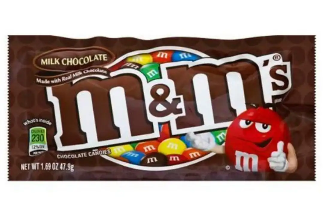 Order M & M Chocolate Candies, Milk Chocolate - 1.7 Ounces food online from Holiday farms store, Roslyn Heights on bringmethat.com