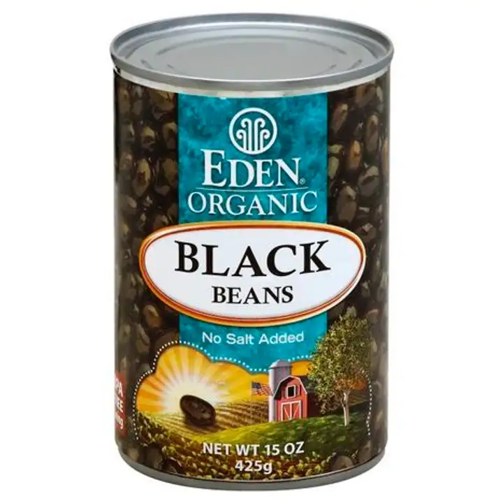 Order Eden Organic Black Beans, No Salt Added - 15 Ounces food online from Novato Harvest Market store, Novato on bringmethat.com